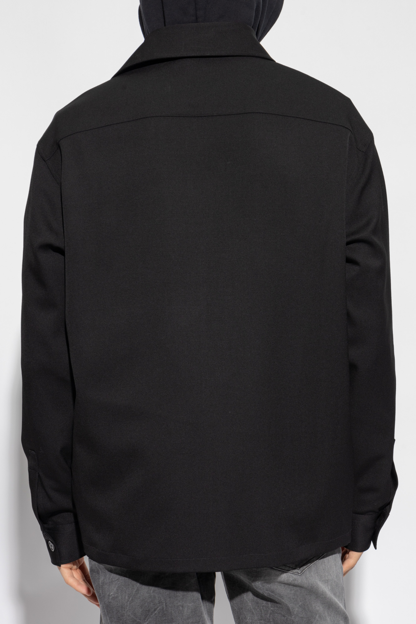 Balmain Shirt with logo patch | Men's Clothing | Vitkac